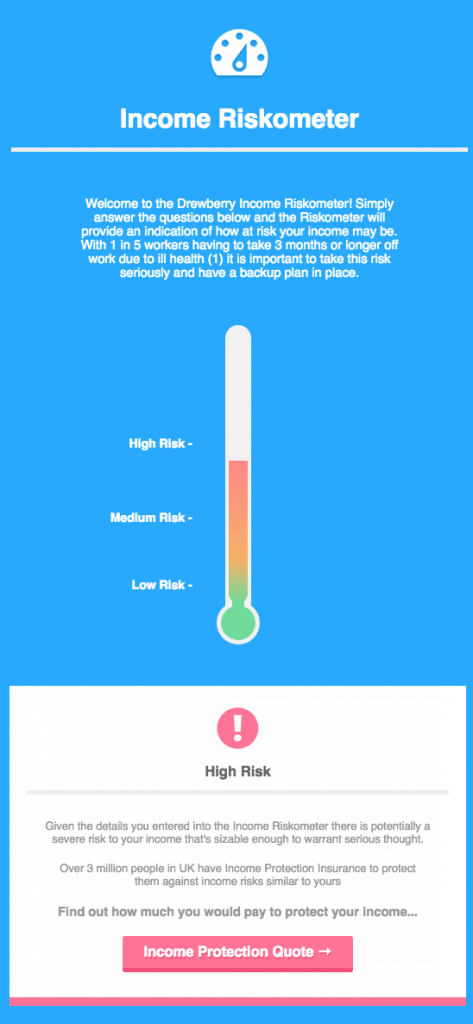 Drewberry Income Riskometer